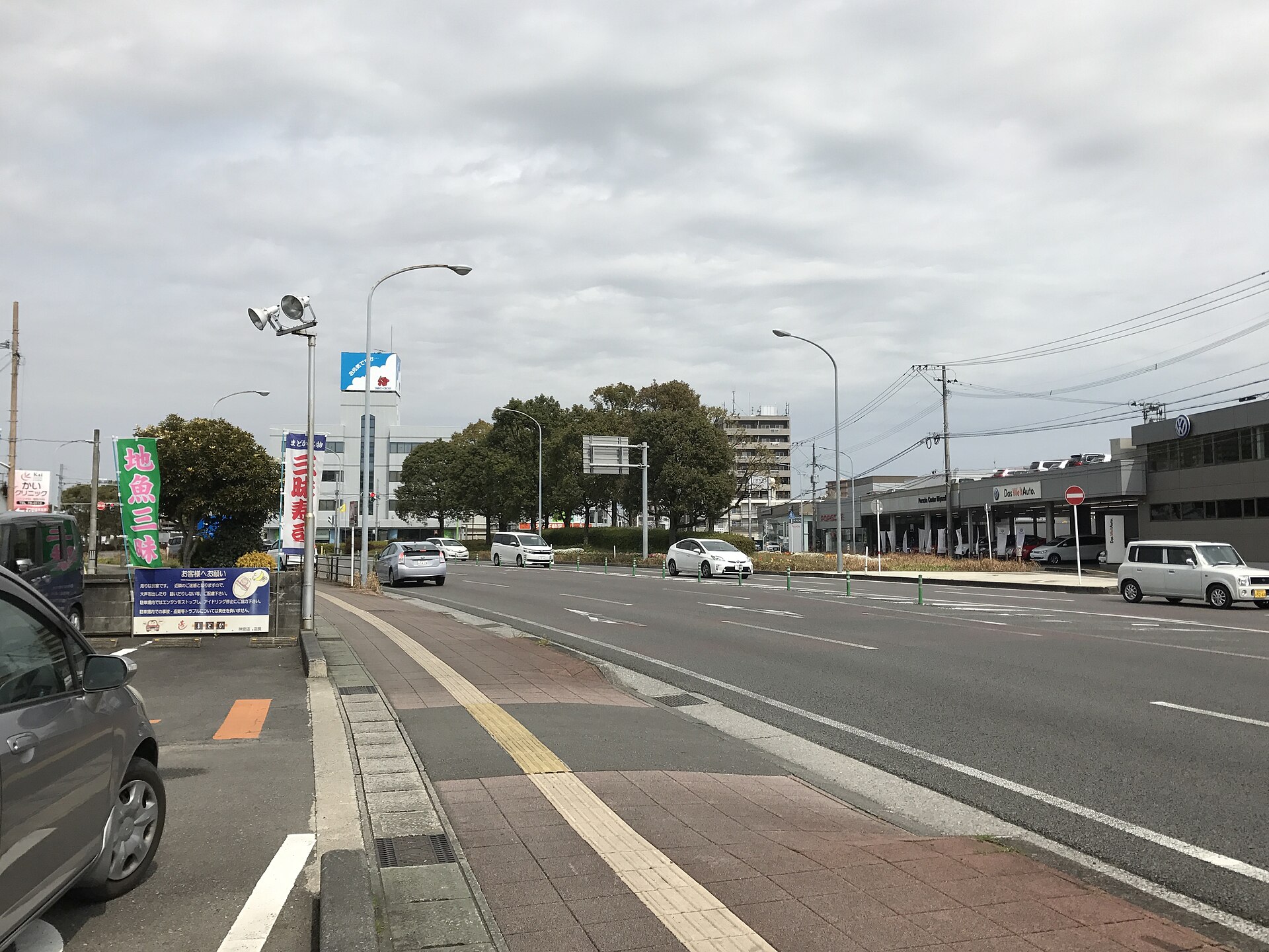 国道10号沿いの様子