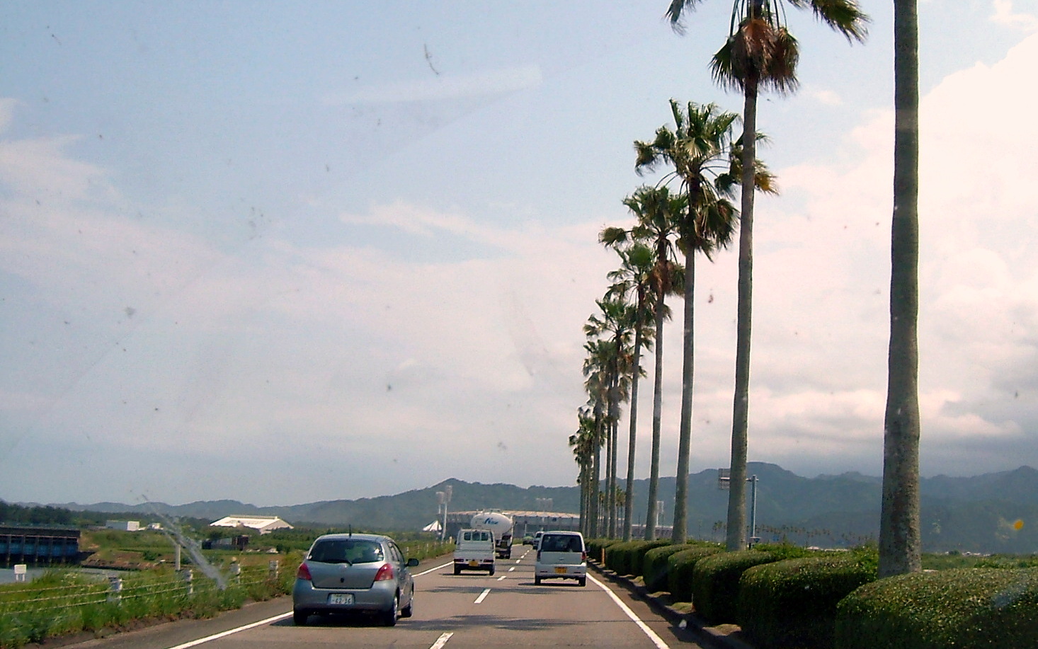 国道220号沿いの風景