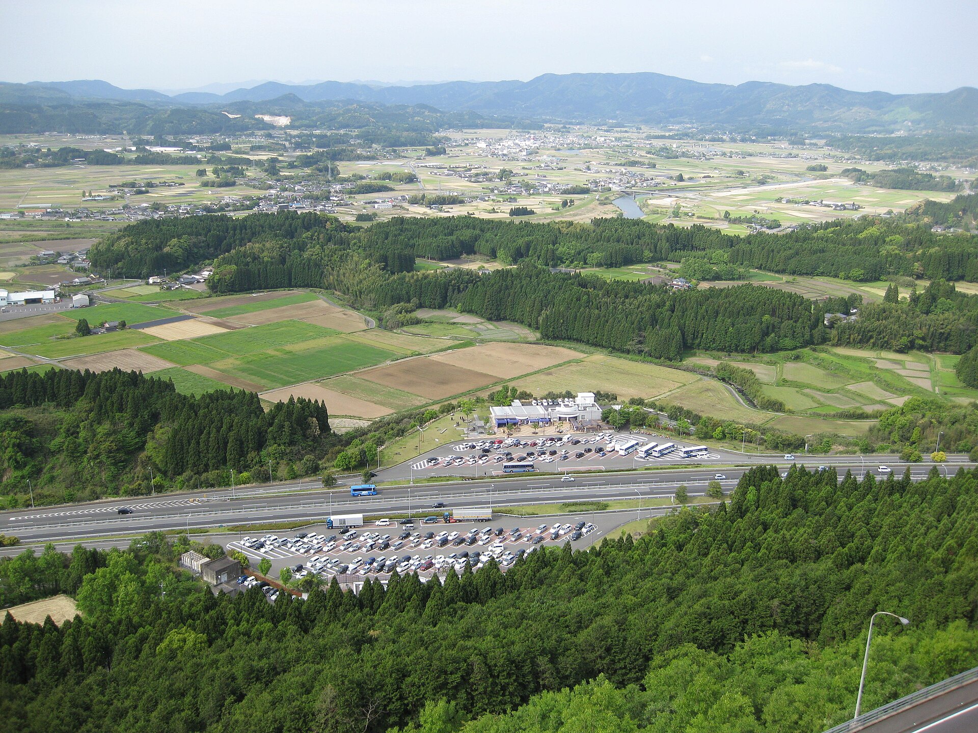 九州自動車道・宮崎自動車道のえびのパーキングエリア