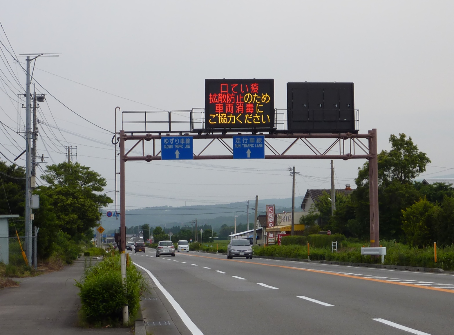 国道10号・美々津付近
