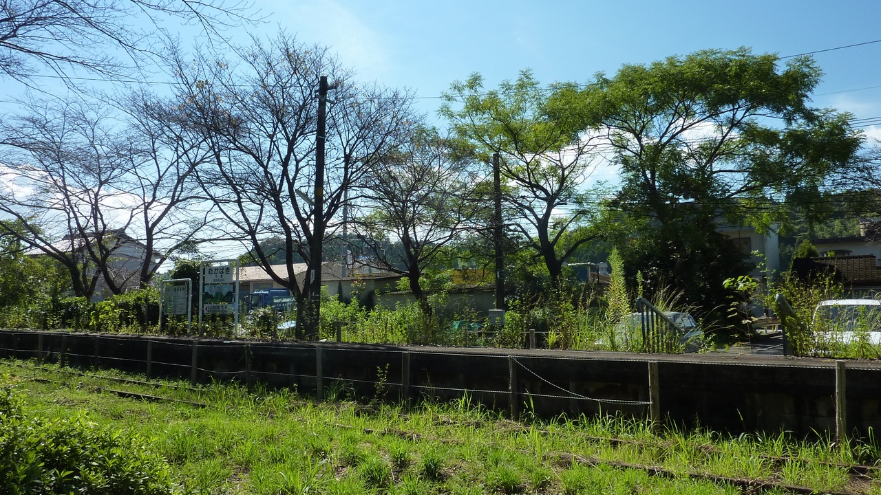 行縢駅跡のホーム
