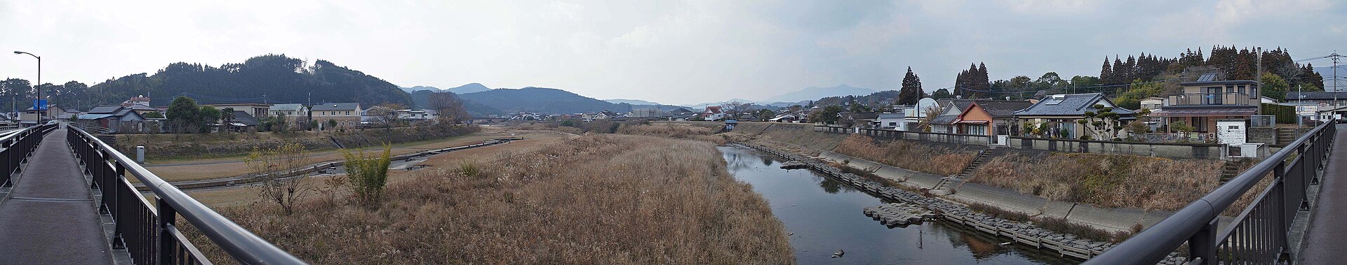 酒谷川の風景