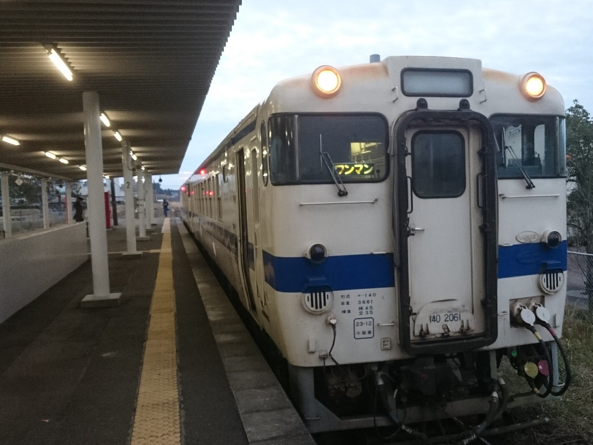 吉都線で使われるキハ40形の車両
