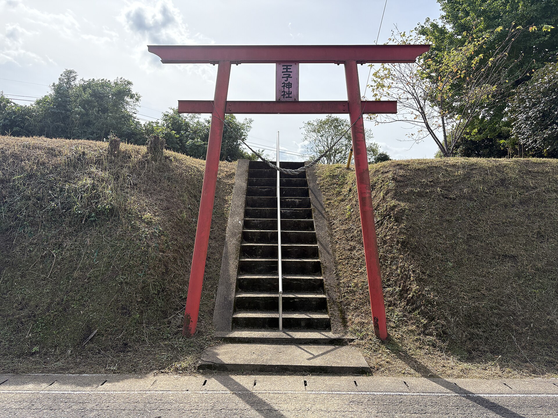 王子神社の鳥居